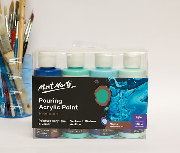 Pouring Acrylic Paint