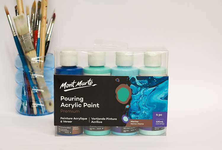 Pouring Acrylic Paint