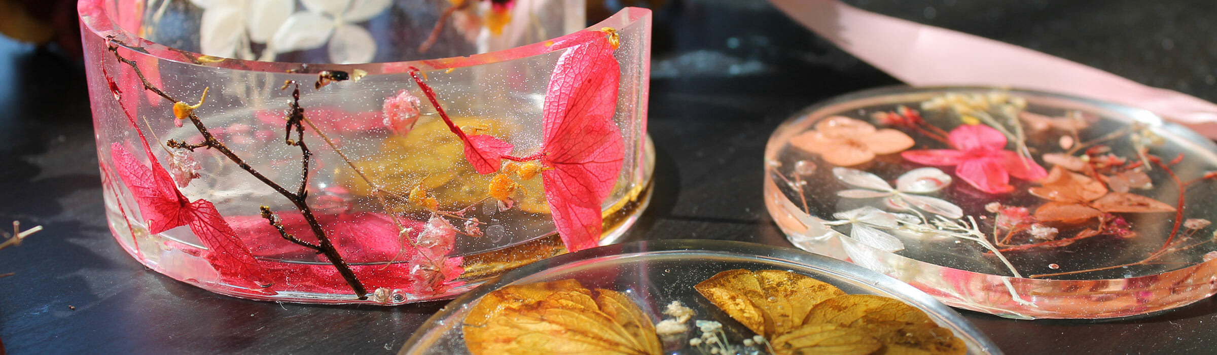 Floral Resin Coasters