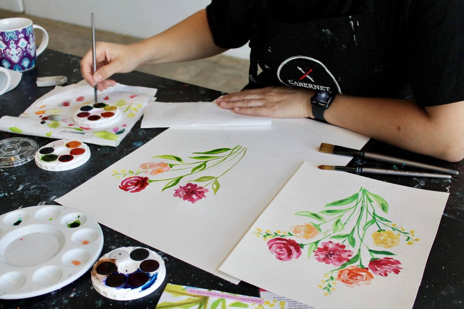 Watercolour & Wine: Botanicals